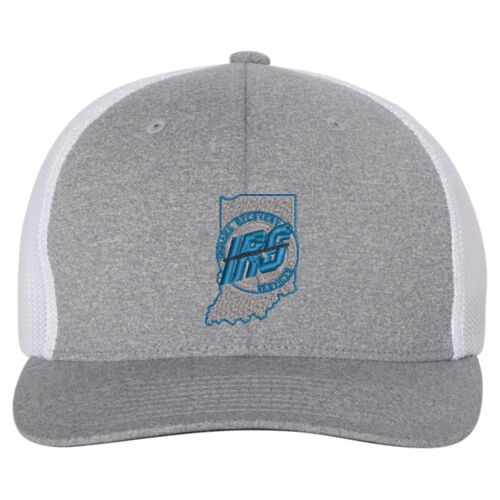 Melange Trucker Cap With Mesh Back - Outlined Thumbnail