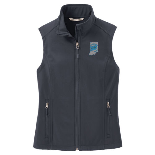Ladies Core Soft Shell Vest - Outlined Thumbnail