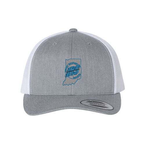 Melange Trucker Cap With Mesh Back - Outlined Thumbnail