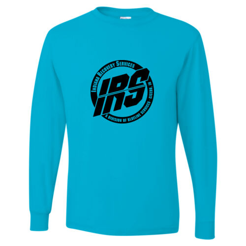 Dri-Power® Long Sleeve 50/50 T-Shirt - Black Thumbnail
